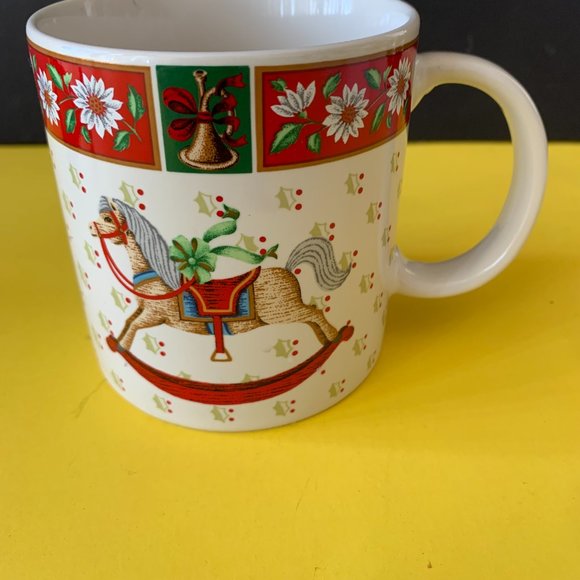 CHARLTON HALL BY KOBE MUG CUP ROCKING HORSE JAPAN - Picture 5 of 7